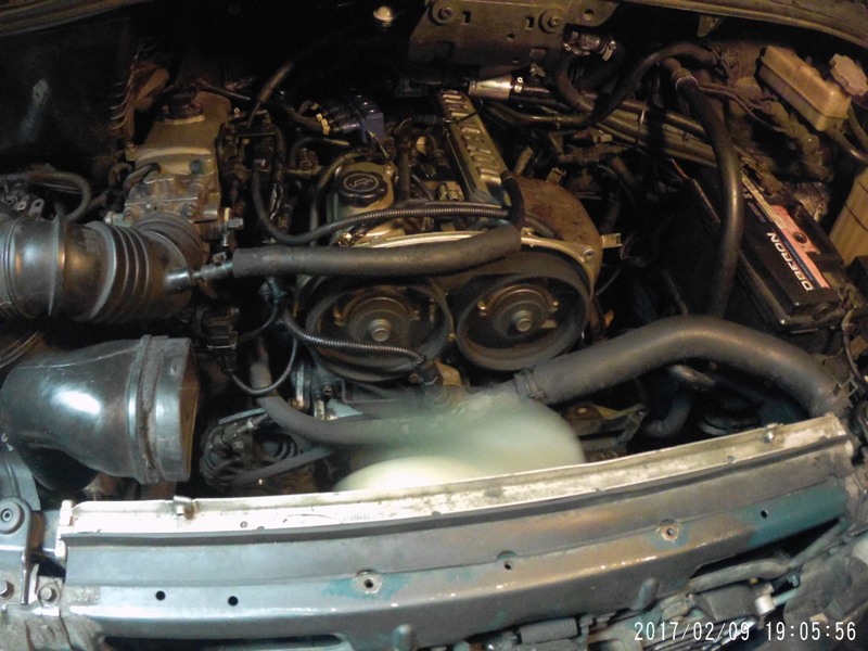 Двигатель Хюндай собран и работает