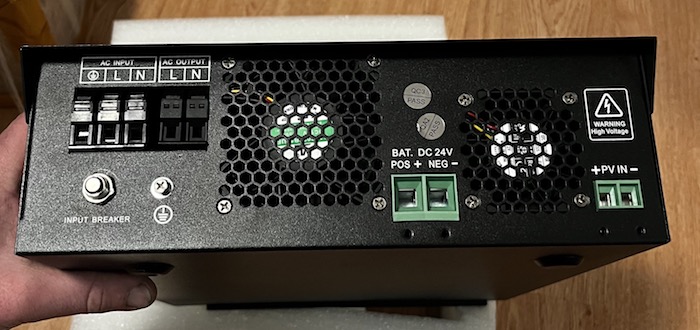 Инвертор гібридный EAsun 3000 Вт mppt 24V ОфГрид 