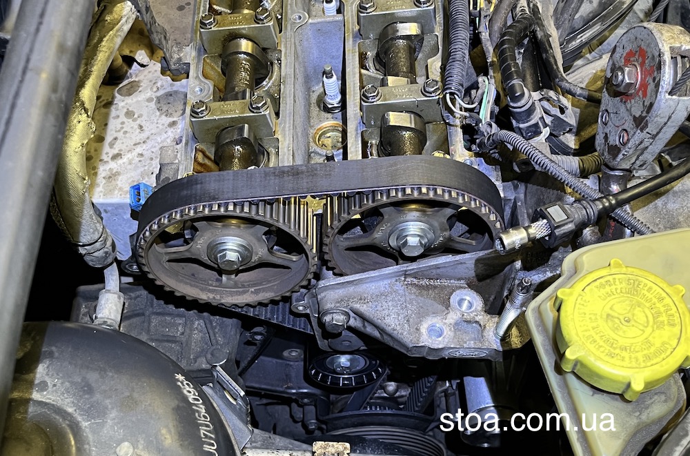 Процесс регулировки клапанов Форд Фьюжн ГРМ установлено