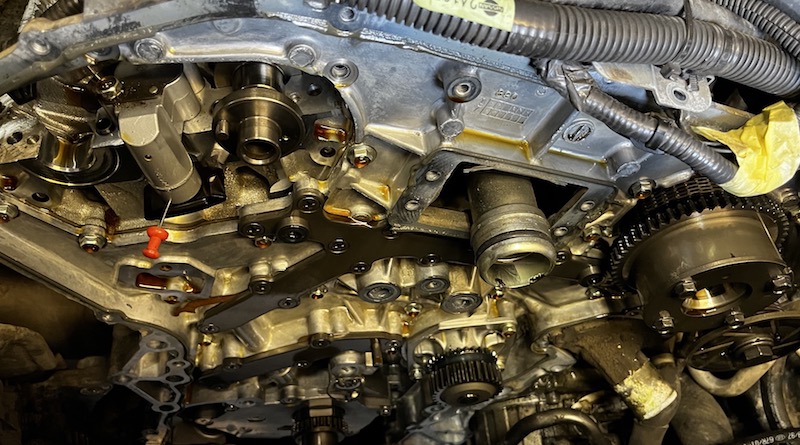 Прокладка пістолета вилізла Infiniti EX35