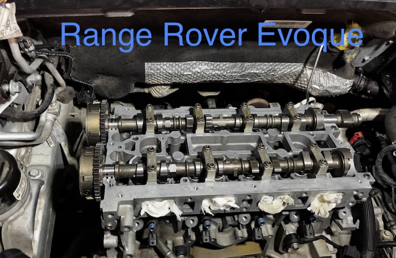 Range Rover Evoque регулировка клапанов